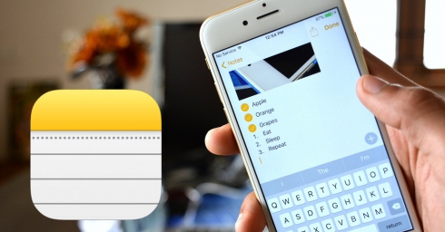 Note trên iPhone - Ứng dụng 