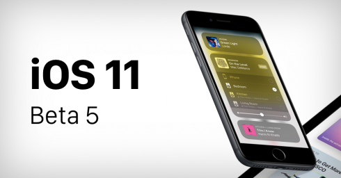 Apple tung ra iOS 11 Beta 5, tiếp tục sửa lỗi và tinh chỉnh giao diện.