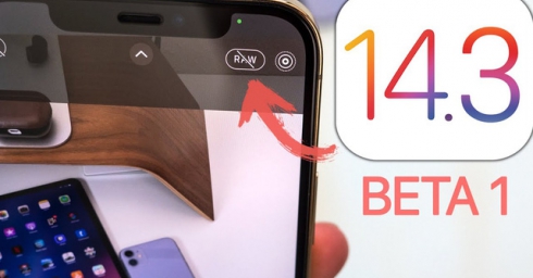 iOS 14.3 Beta ra mắt: Chụp ảnh RAW trên iPhone 12 Pro, hỗ trợ tay cầm PS5, theo dõi thai kỳ