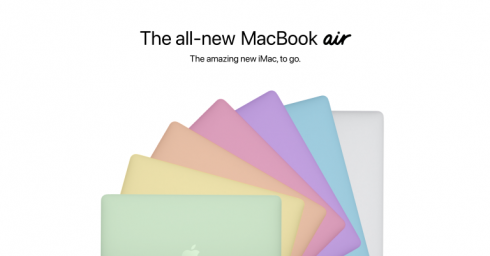 MacBook Air sẽ có tới 7 tùy chon màu
