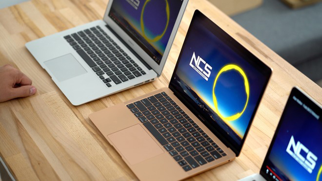 Macbook Air (màu vàng) có nhiều cải thiện về tính năng và thiết kế