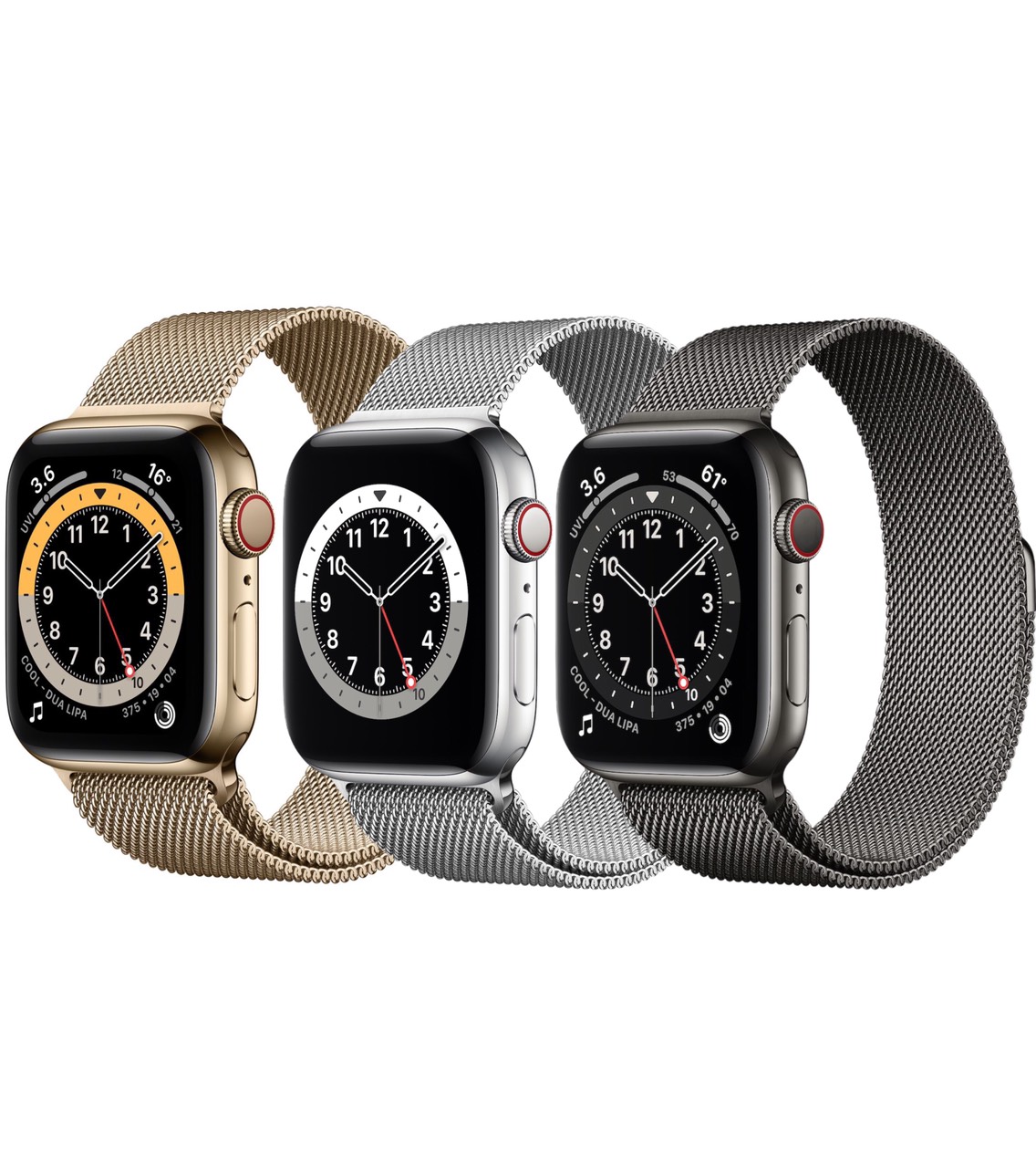 Apple Watch Series 6 - 40mm - Stainless Milanese LTE - (GPS + 4G) - 17.990.000